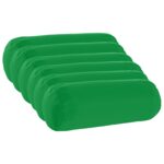 vidaXL Podložka 6 ks HEERLEN Zelená Ø 15 x 40 cm Polyester – Obrázok 2