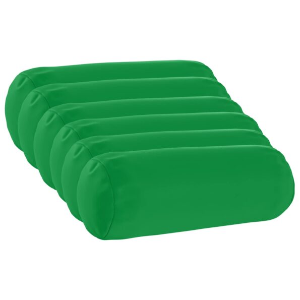 vidaXL Podložka 6 ks HEERLEN Zelená Ø 15 x 40 cm Polyester – Obrázok 2