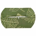 vidaXL Podložka 2 ks HEERLEN Design s listami Ø 15 x 40 cm Polyester – Obrázok 6