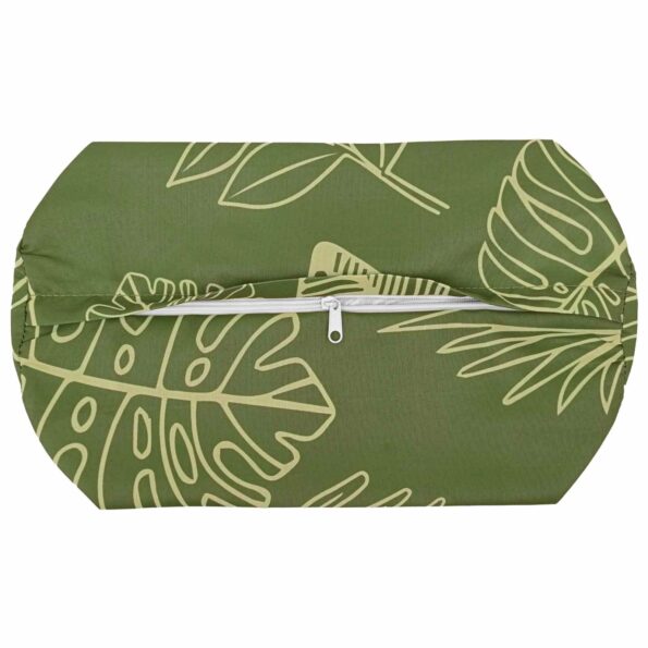 vidaXL Podložka 2 ks HEERLEN Design s listami Ø 15 x 40 cm Polyester – Obrázok 6