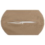 vidaXL Podložka 6 ks HEERLEN Sivohnedá Ø 15 x 40 cm Polyester – Obrázok 6