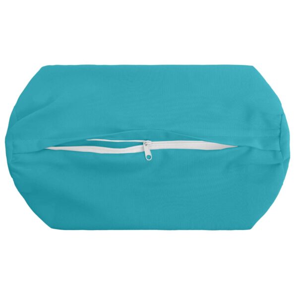 vidaXL Podložka 6 ks HEERLEN Tyrkysová Ø 15 x 40 cm Polyester – Obrázok 6