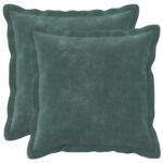 vidaXL Podložka s vankúšom HOUTEN 2 ks Morsky modrá Mikrovlákno fleece