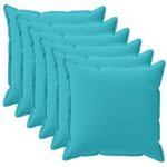vidaXL Podložka s vankúšom HOUTEN 6 ks Tyrkysová Polyester – Obrázok 2