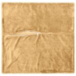 vidaXL Dekoračný vankúš 2 ks HOUTEN Sivohnedá 30 x 30 cm Flanel – Obrázok 4