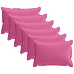 vidaXL Podložka s vankúšom HOUTEN 6 ks Ružová Polyester – Obrázok 2