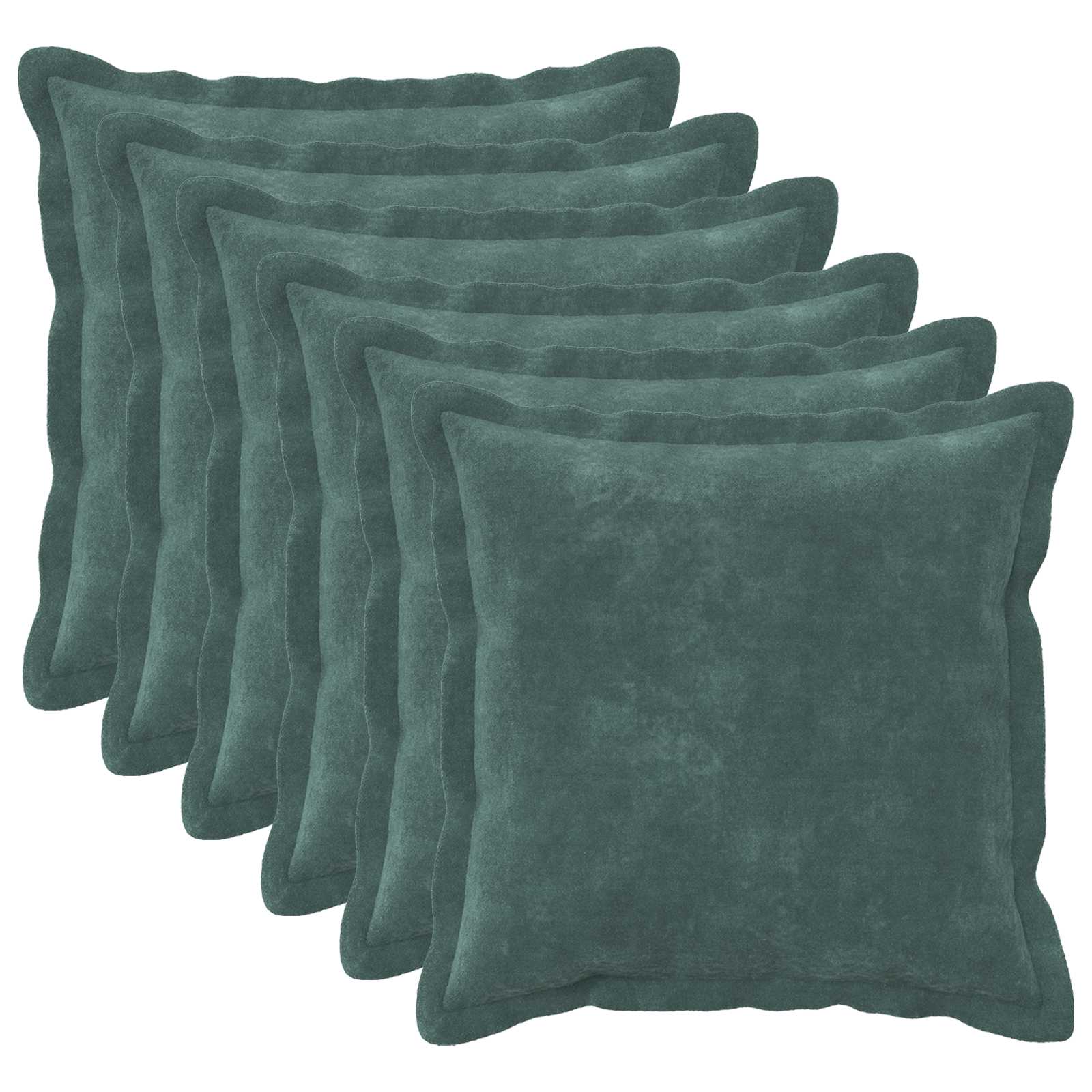 932966_1.jpg vidaXL Podložka s vankúšom HOUTEN 6 ks Morsky modrá Mikrovlákno fleece – Obrázok 1