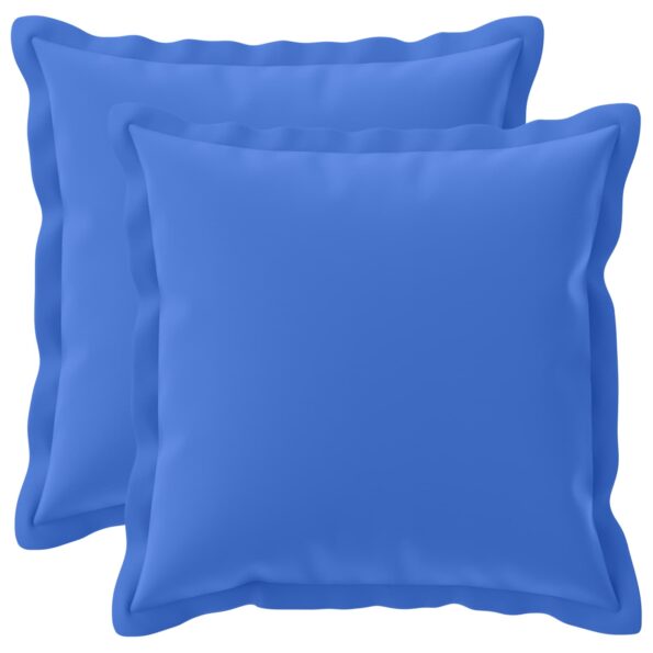 vidaXL Podložka s vankúšom HOUTEN 2 ks Královská modrá Polyester – Obrázok 2