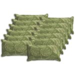 vidaXL Podložka List HOUTEN 12 ks Design s listami Polyester – Obrázok 2