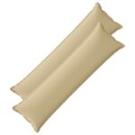 vidaXL Podložka s vankúšom HOUTEN 2 ks Béžová Polyester – Obrázok 2