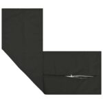 vidaXL Podložka s vankúšom HOUTEN Čierna 40 x 145 cm Polyester – Obrázok 5