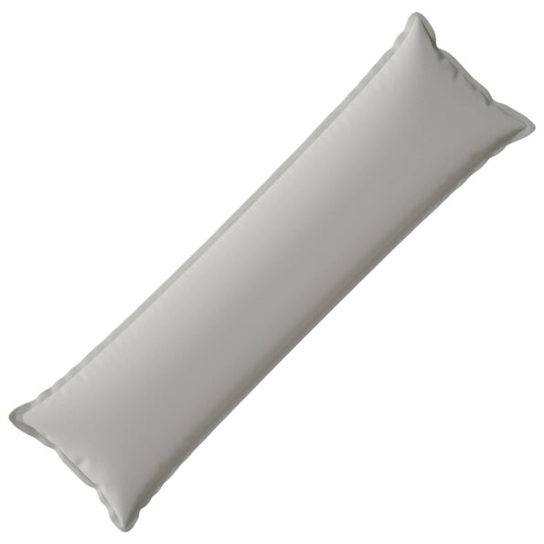 vidaXL Podložka s vankúšom HOUTEN Sivá 40 x 145 cm Polyester – Obrázok 2