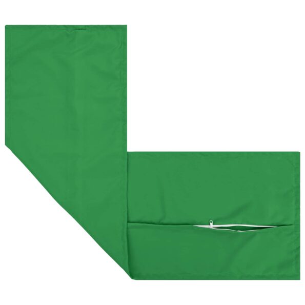 vidaXL Podložka s vankúšom HOUTEN Zelená 40 x 145 cm Polyester – Obrázok 5