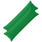 vidaXL Podložka s vankúšom HOUTEN 2 ks Zelená Polyester – Obrázok 2