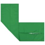 vidaXL Podložka s vankúšom HOUTEN 2 ks Zelená Polyester – Obrázok 5