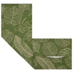 vidaXL Podložka List HOUTEN Design s listami 40 x 145 cm Polyester – Obrázok 5