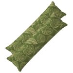 vidaXL Podložka List s vankúšom HOUTEN 2 ks Design s listami Polyester – Obrázok 2