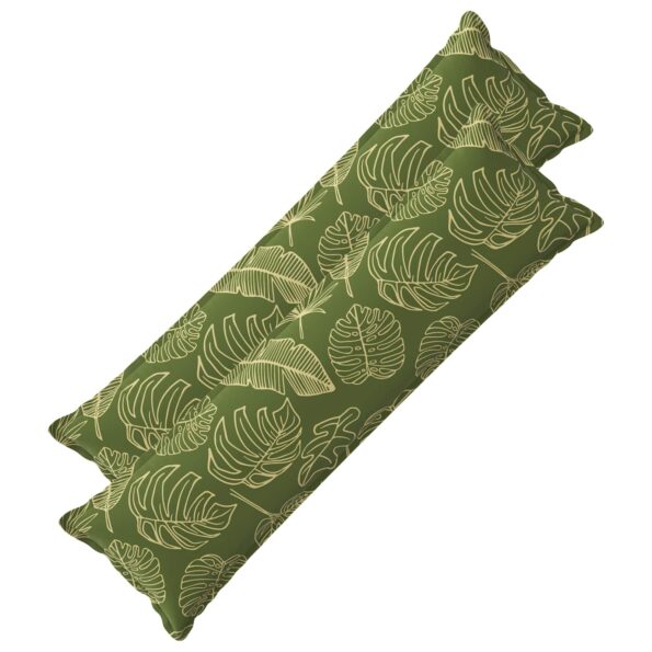 vidaXL Podložka List s vankúšom HOUTEN 2 ks Design s listami Polyester – Obrázok 2