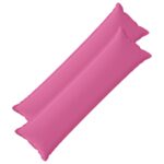 vidaXL Podložka s vankúšom HOUTEN 2 ks Ružová Polyester – Obrázok 2