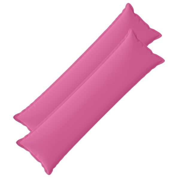 vidaXL Podložka s vankúšom HOUTEN 2 ks Ružová Polyester – Obrázok 2