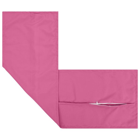 vidaXL Podložka s vankúšom HOUTEN 2 ks Ružová Polyester – Obrázok 5