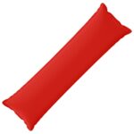 vidaXL Podložka s vankúšom HOUTEN Červená 40 x 145 cm Polyester – Obrázok 2