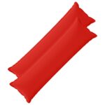 vidaXL Podložka s vankúšom HOUTEN 2 ks Červená Polyester – Obrázok 2