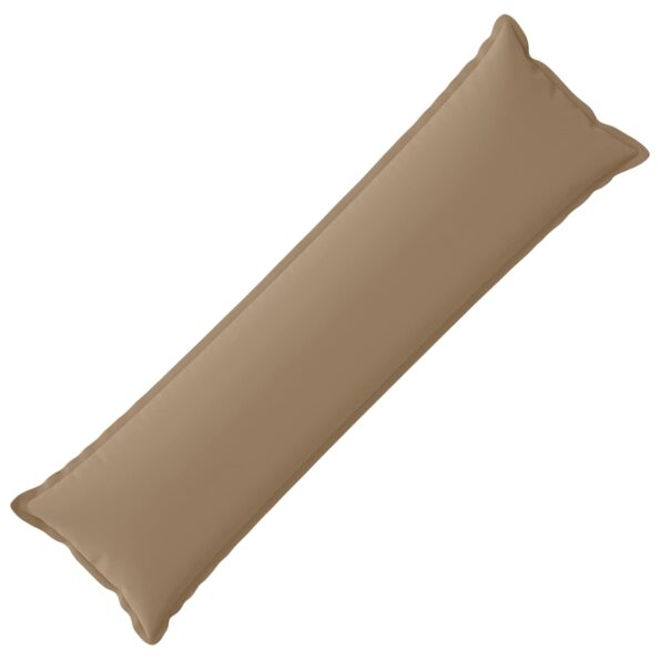 vidaXL Podložka s vankúšom HOUTEN Sivohnedá 40 x 145 cm Polyester – Obrázok 2