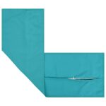 vidaXL Podložka s vankúšom HOUTEN Tyrkysová 40 x 145 cm Polyester – Obrázok 5
