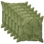 vidaXL Podložka List s vankúšom HOUTEN 6 ks Design s listami Polyester – Obrázok 2
