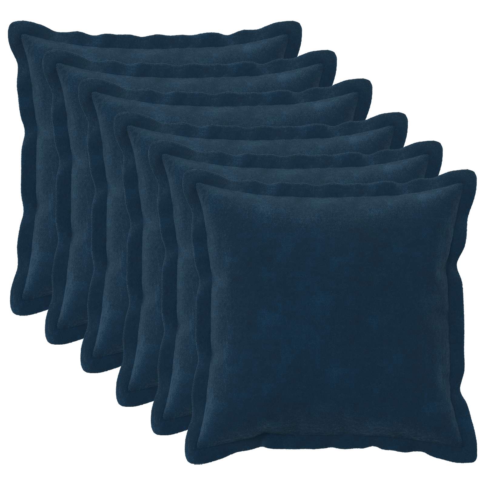 935264_1.jpg vidaXL Dekoračný vankúš 6 ks HOUTEN Modrá 50 x 50 cm – Obrázok 1