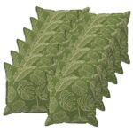 vidaXL Podložka List HOUTEN 12 ks Design s listami Polyester – Obrázok 2