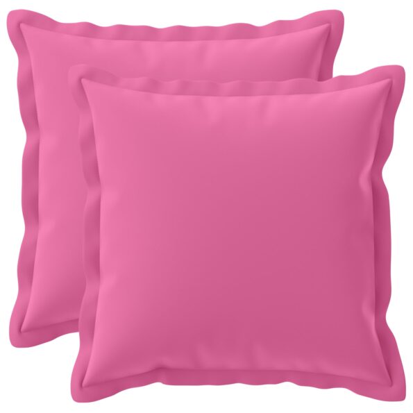 vidaXL Podložka s vankúšom HOUTEN 2 ks Ružová Polyester – Obrázok 2