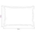 vidaXL Podložka s vankúšom HOUTEN 2 ks Morsky modrá Mikrovlákno fleece – Obrázok 12