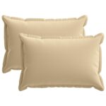 vidaXL Podložka 2 ks HOUTEN Béžová 50 x 80 cm Polyester – Obrázok 2