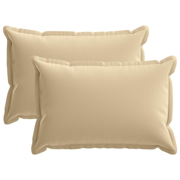 vidaXL Podložka 2 ks HOUTEN Béžová 50 x 80 cm Polyester – Obrázok 2