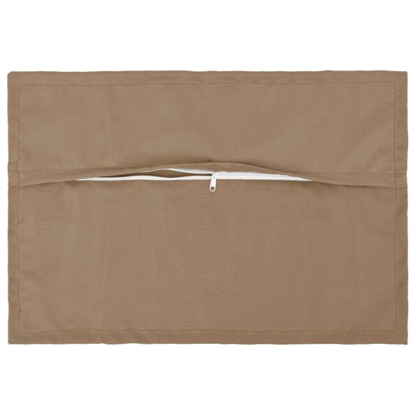 vidaXL Podložka 2 ks HOUTEN Sivohnedá 50 x 80 cm Polyester – Obrázok 4