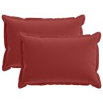 vidaXL Podložka 2 ks HOUTEN Víno červené 50 x 80 cm Polyester – Obrázok 2