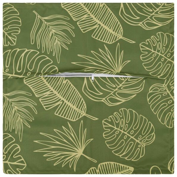 vidaXL Podložka 2 ks HOUTEN Design s listami 60 x 60 cm Polyester – Obrázok 4