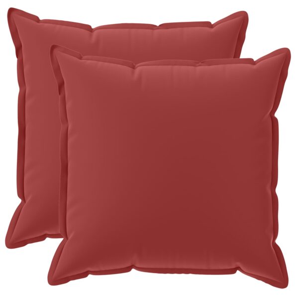 vidaXL Podložka 2 ks HOUTEN Víno červené 60 x 60 cm Polyester – Obrázok 2