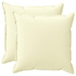 vidaXL Podložka 2 ks HOUTEN Krémová 65 x 65 cm Polyester – Obrázok 2