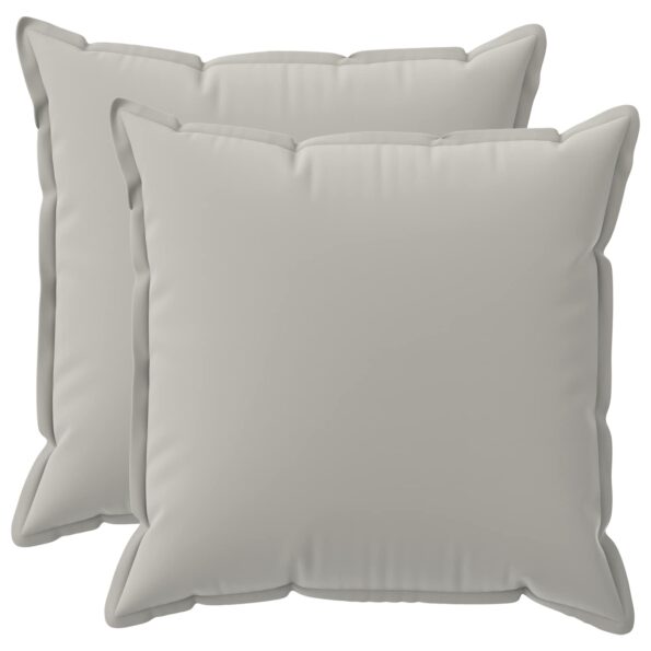 vidaXL Podložka 2 ks HOUTEN Sivá 65 x 65 cm Polyester – Obrázok 2