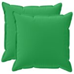 vidaXL Podložka 2 ks HOUTEN Zelená 65 x 65 cm Polyester – Obrázok 2
