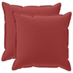 vidaXL Podložka 2 ks HOUTEN Víno červené 65 x 65 cm Polyester – Obrázok 2