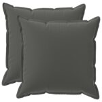 vidaXL Podložka 2 ks HOUTEN Antracitová 70 x 70 cm Polyester – Obrázok 2