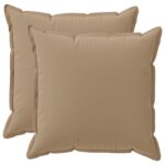vidaXL Podložka 2 ks HOUTEN Sivohnedá 70 x 70 cm Polyester – Obrázok 2