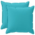 vidaXL Podložka 2 ks HOUTEN Tyrkysová 70 x 70 cm Polyester – Obrázok 2