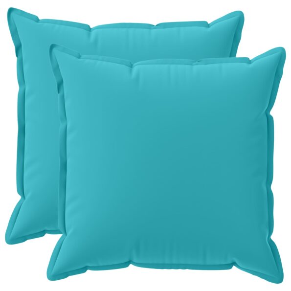 vidaXL Podložka 2 ks HOUTEN Tyrkysová 70 x 70 cm Polyester – Obrázok 2