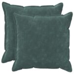 vidaXL Podložka 2 ks HOUTEN Morsky modrá 80 x 80 cm Mikrovlákno fleece