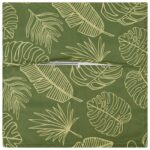 vidaXL Podložka 2 ks HOUTEN Design s listami 80 x 80 cm Polyester – Obrázok 4